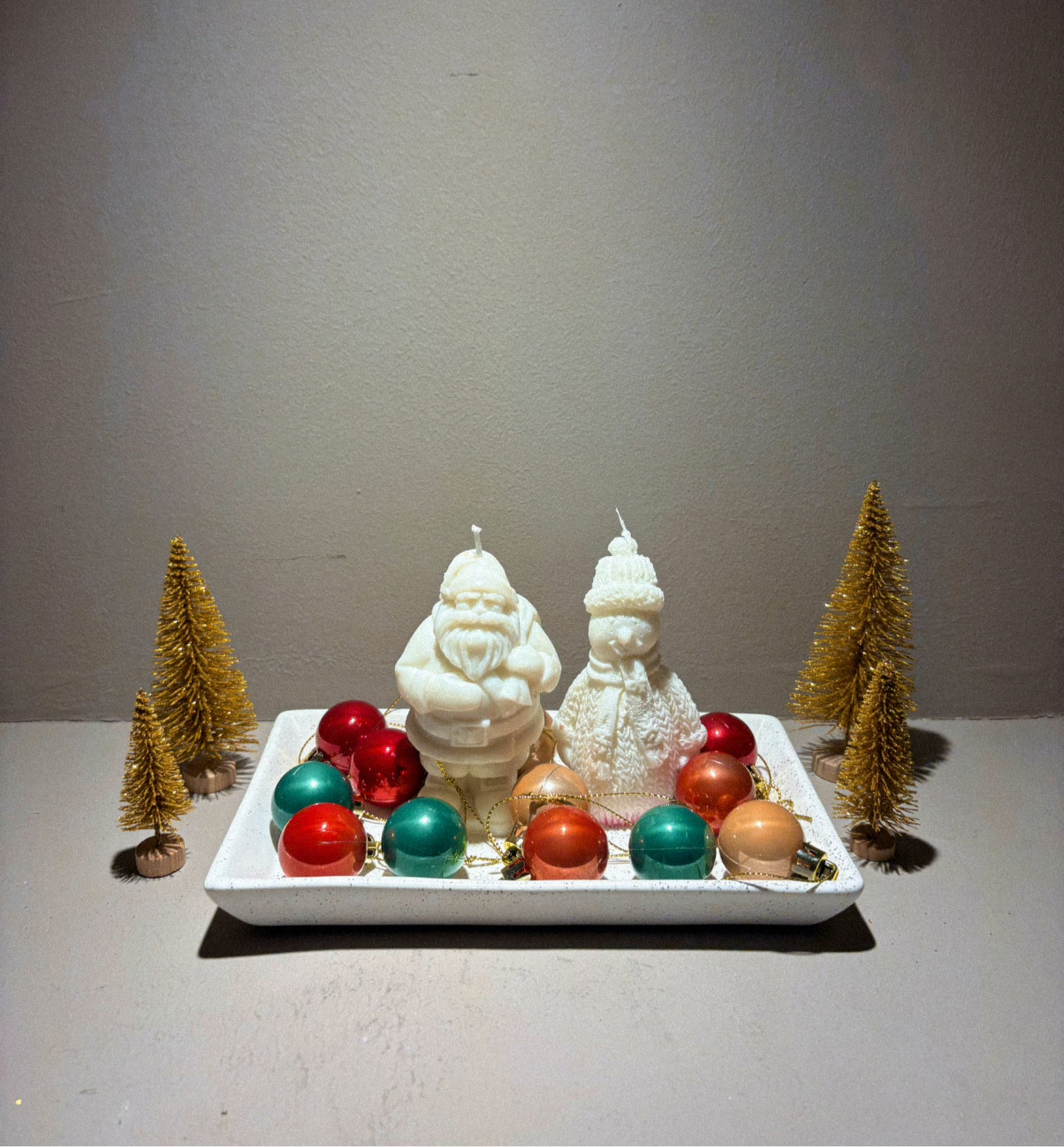 Santa & Snowman Set