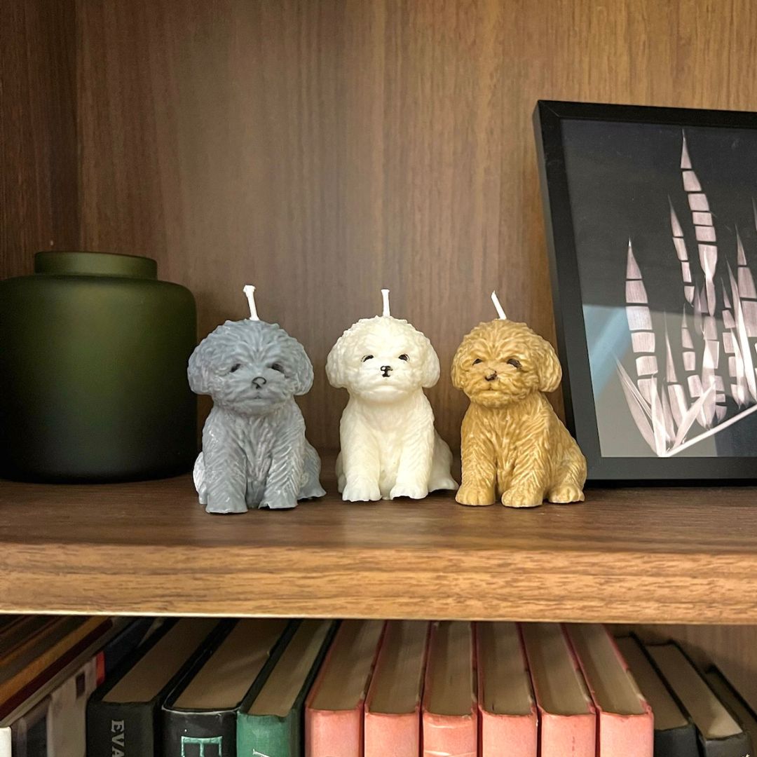 Cockapoo Candle